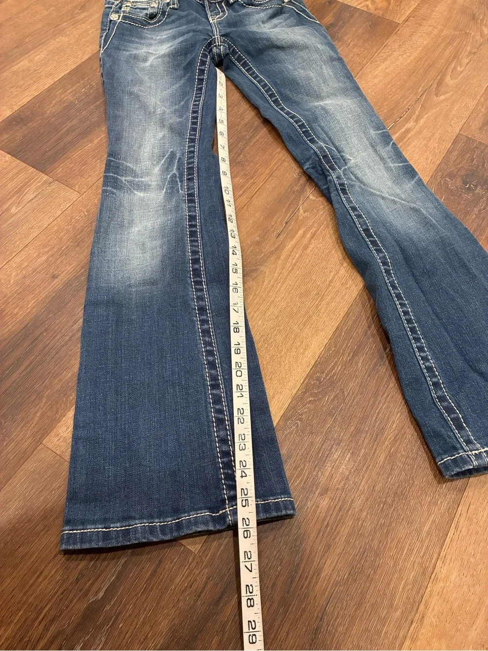 Miss Me Blue Jeans Bootcut Peace 10 Girl